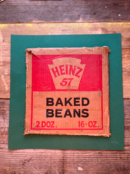 Heinz baked beans original artwork 1960s