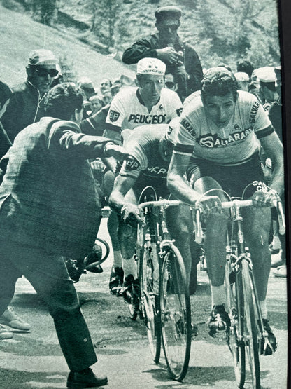 Felice Gimondi / Roger Pingeon vintage cycling print 1970