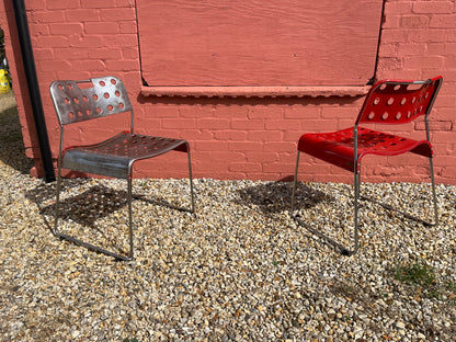 OMK midcentury stacking chair