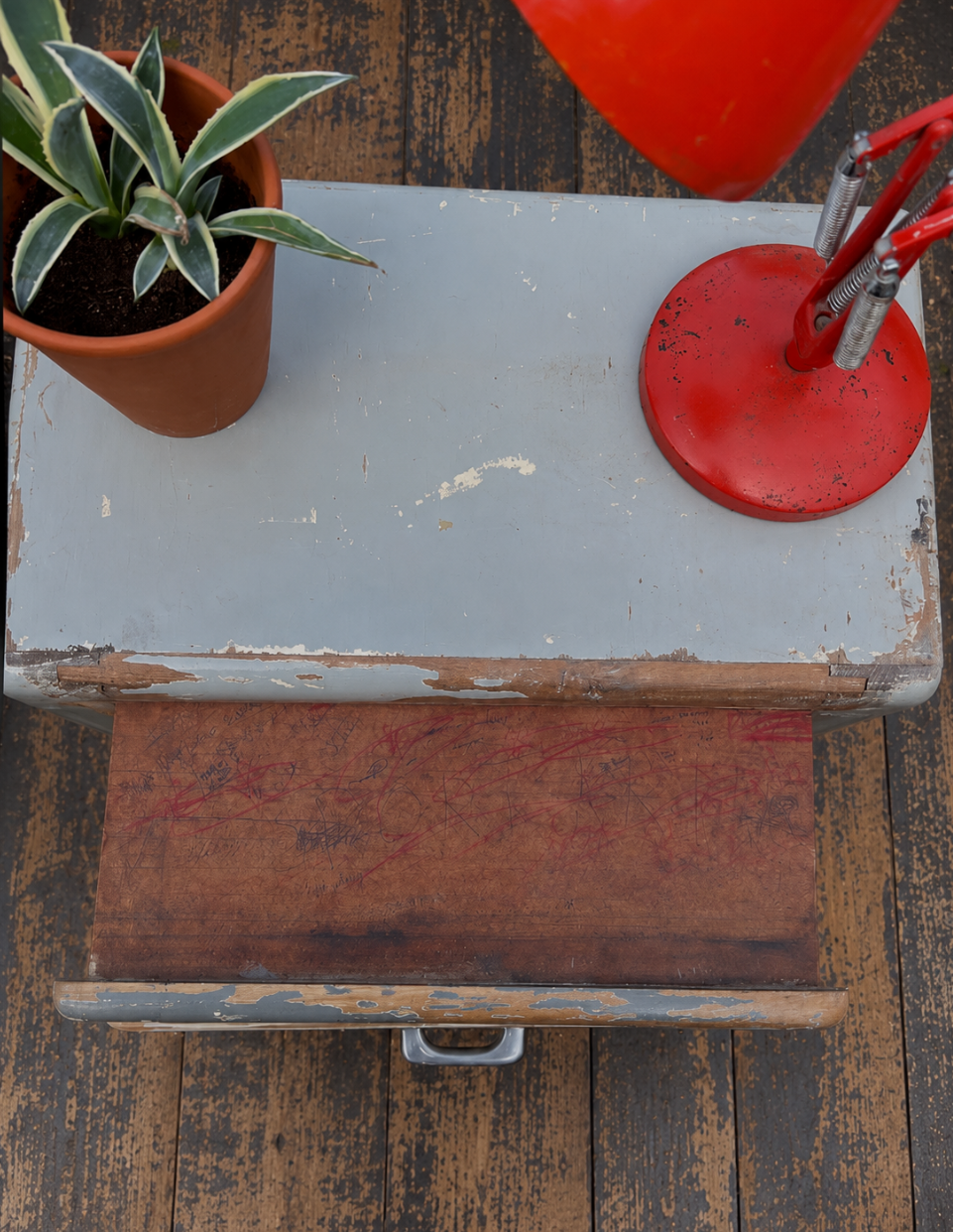 Vintage c1950s medical drawers / bedside cabinet
