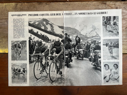 Tour de France 1966 Jacques Anquetil Raymond Poulidor alps