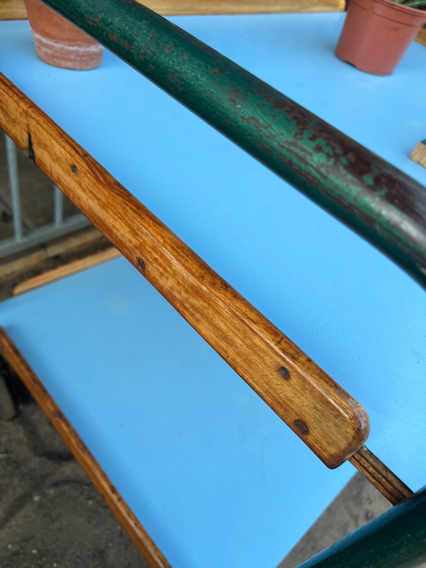 Vintage 1950s ex science lab trolley
