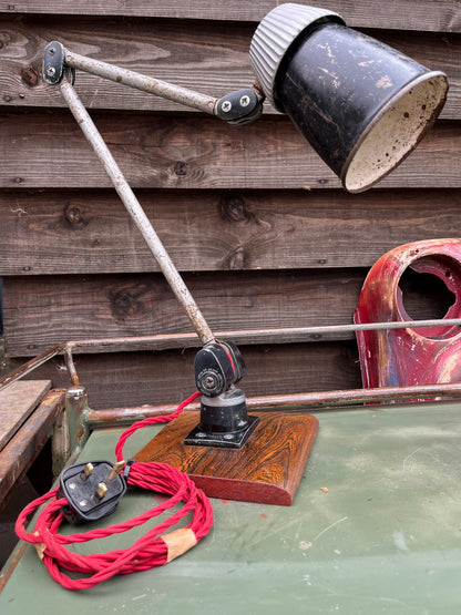 Vintage Machinist Lamp c1960s by LoVo