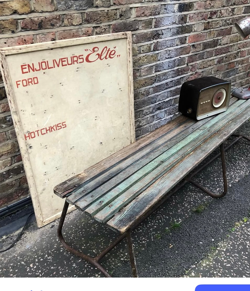 Ford / Hotchkiss Jeep original vintage display sign