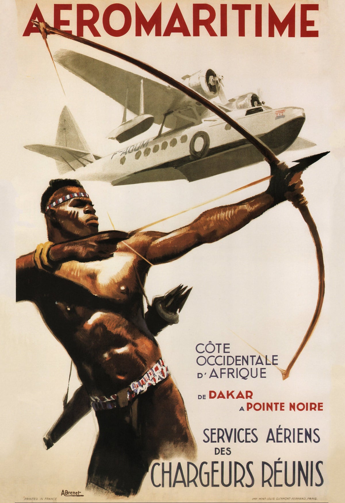 Aéromaritime - West Africa Flying Boat Poster