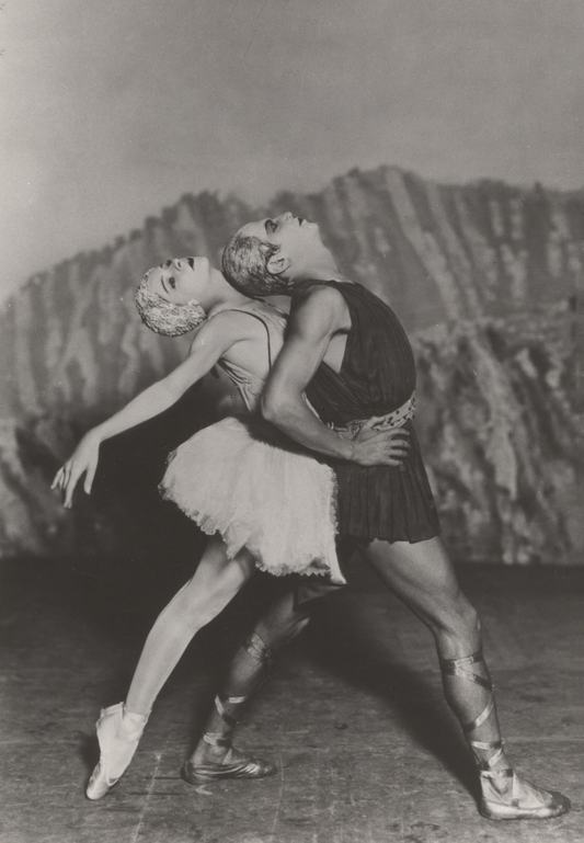 Vintage poster Alexandra Danilova and Serge Lifar in Apollon Musagete