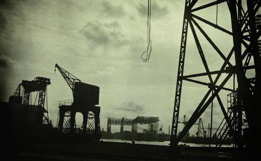 Avant garde poster Hamburg docks c1926 by El Lissitzky