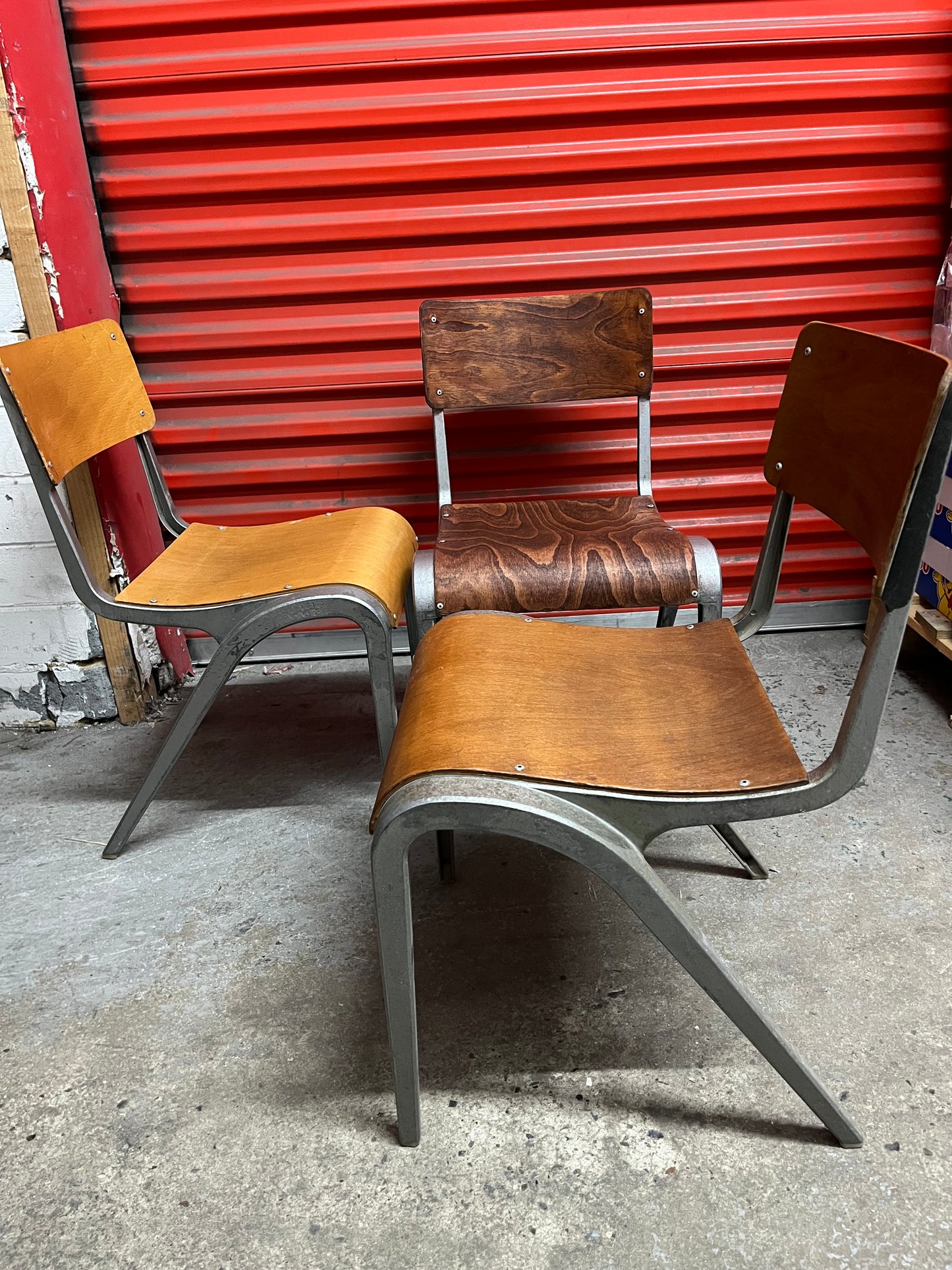 Esavian Children’s Stacking School Chair by James Leonard, 1950s Height 40cm