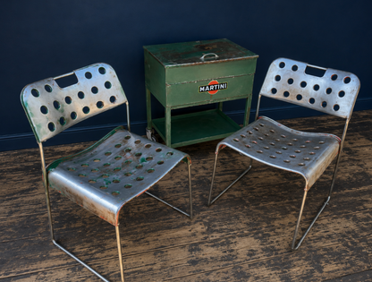 OMK midcentury stacking chair