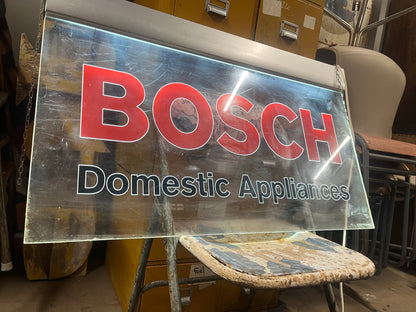 Bosch illuminated showroom sign c1980s