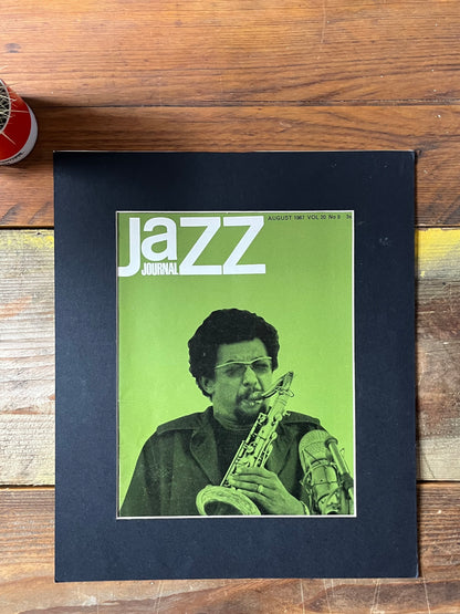 Vintage Jazz Journal Magazine cover Artwork - August 1967 Charles Lloyd