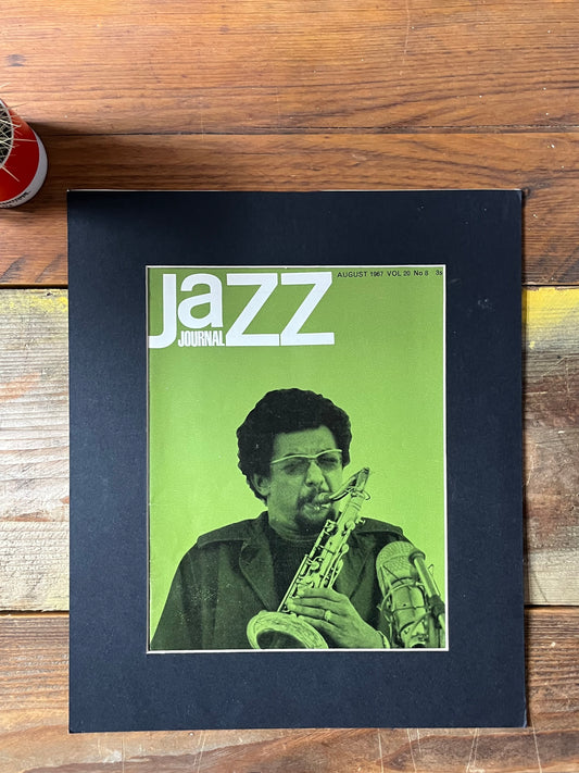 Vintage Jazz Journal Magazine cover Artwork - August 1967 Charles Lloyd