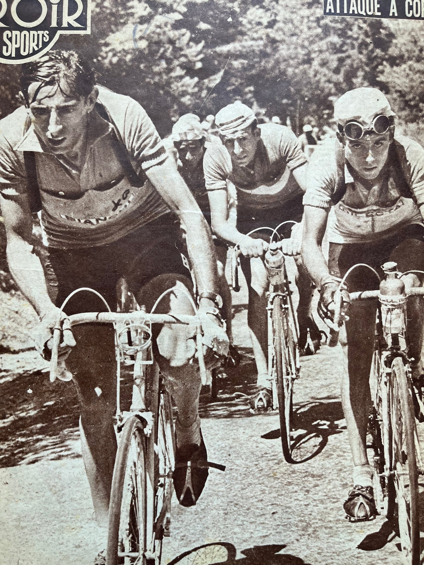 Vintage Cycling Print - Fausto Coppi  1953 Alpe d’Huez
