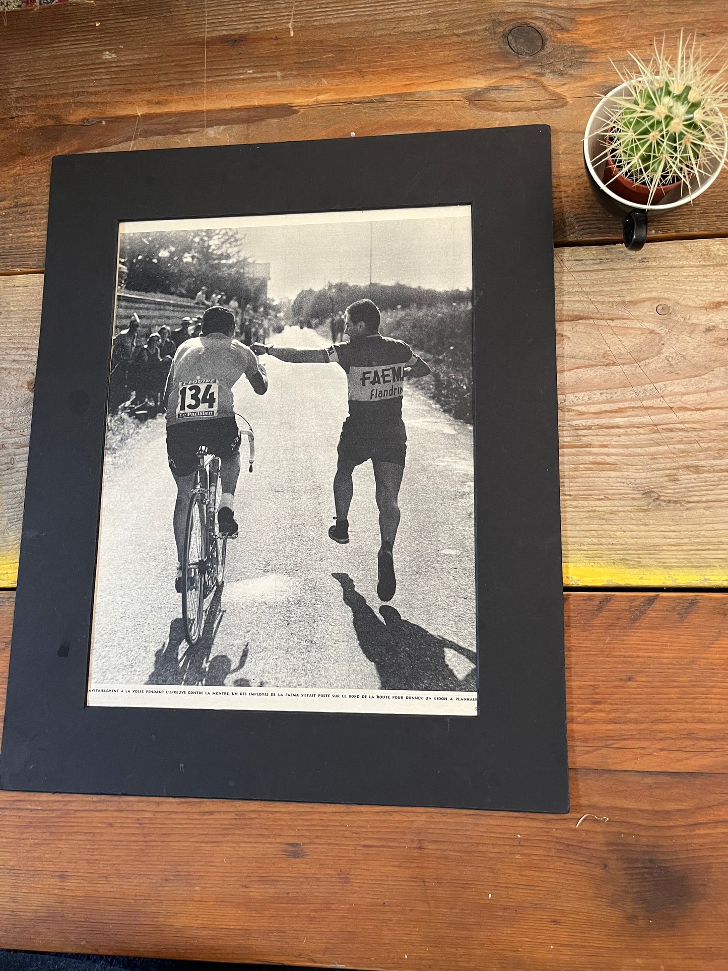 Tour de France vintage poster Willy Plankaert c1963