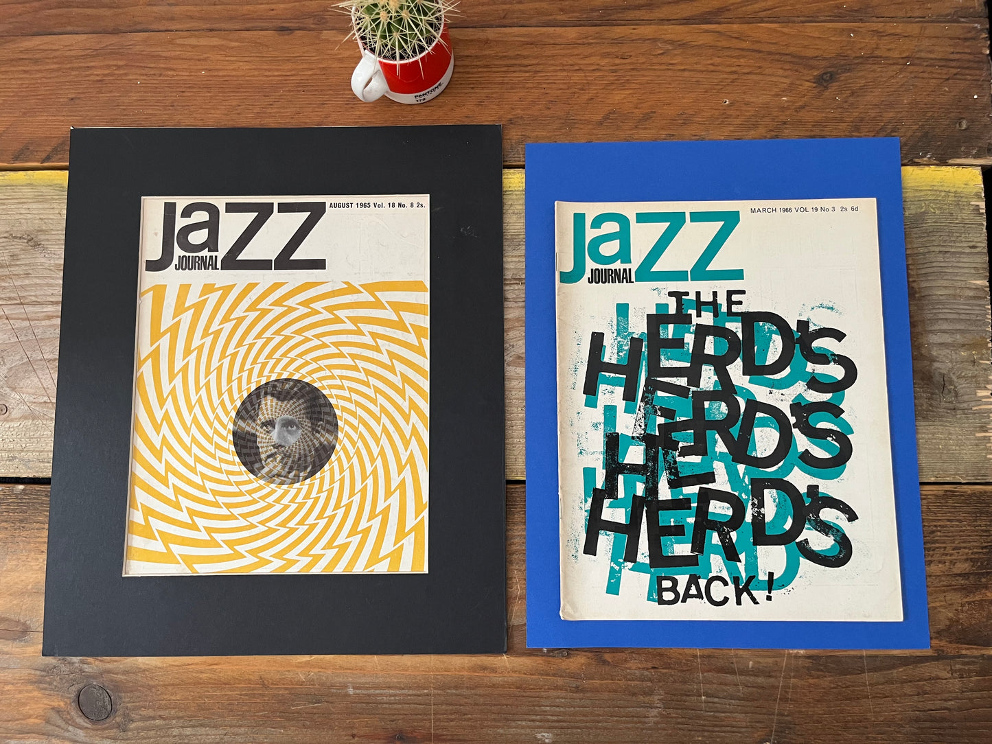 Vintage Jazz Journal Magazine cover Artwork - 1965