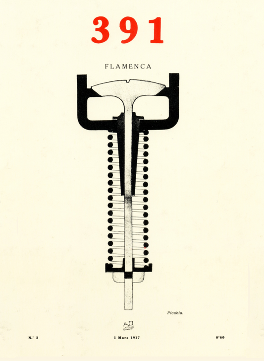 Vintage Dada Poster - Flamenca 1917, Francis Picabia