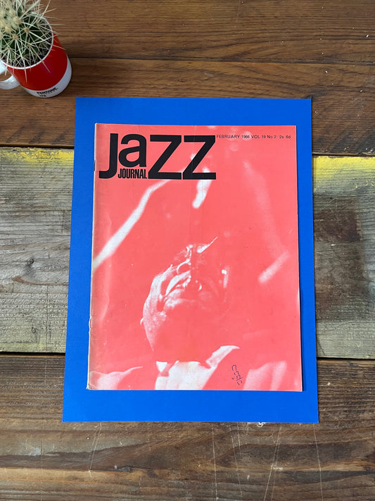 Vintage Jazz Journal Magazine cover Artwork - 1966