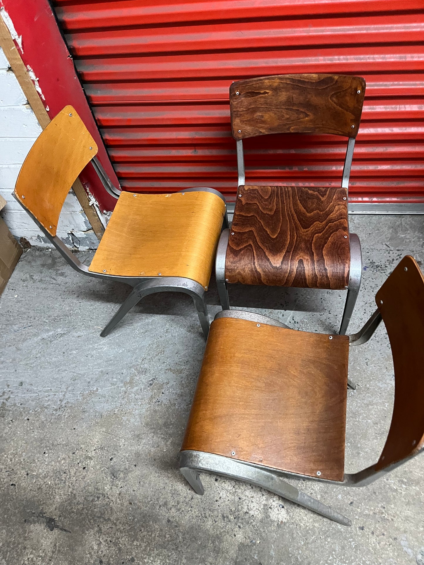 Esavian Children’s Stacking School Chair by James Leonard, 1950s Height 40cm