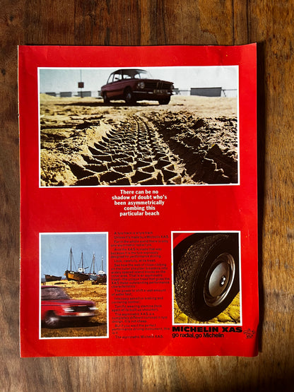 Vintage Michelin BMW 1600 Advertisement