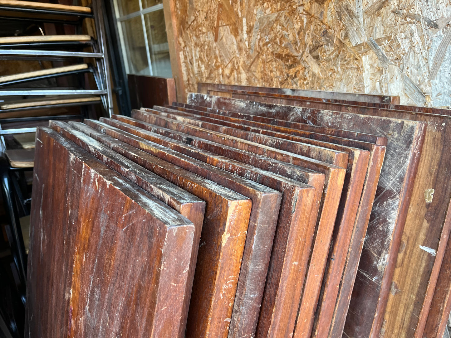 Iroko reclaimed worktop - 12 available
