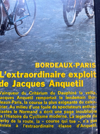 Vintage Cycling Print - Jacques Anquetil, Original Tour de France,  1965