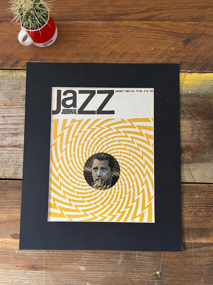 Vintage Jazz Journal Magazine cover Artwork - 1965