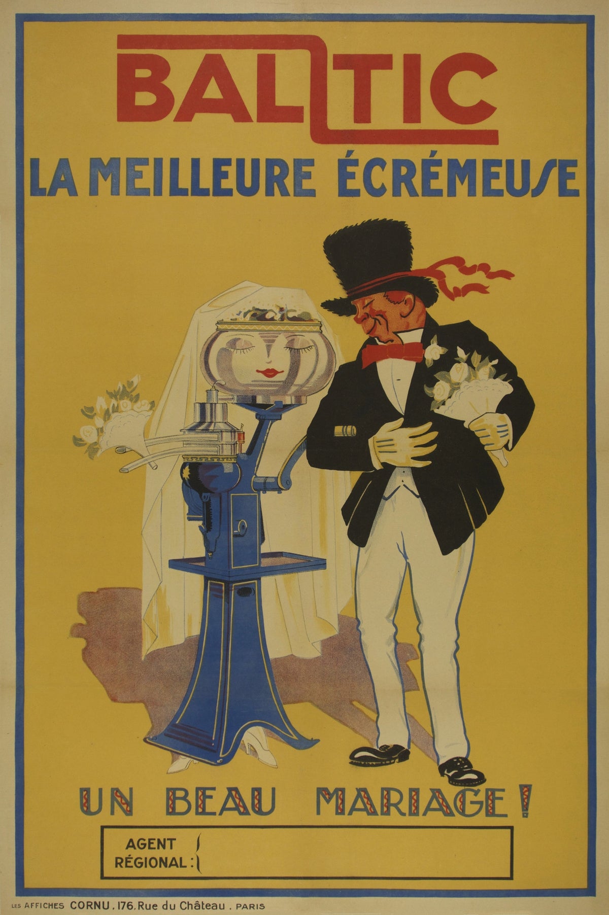 Baltic Cream Separator c.1920 | Vintage Advertising Poster