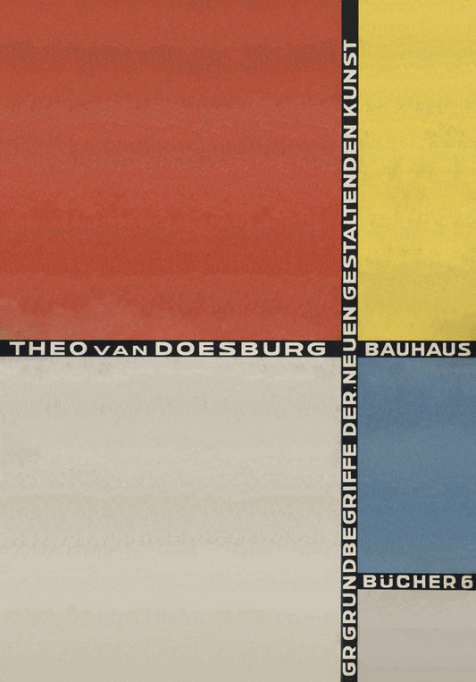 Theo van Doesburg, Archer, Basic concepts c1925 poster