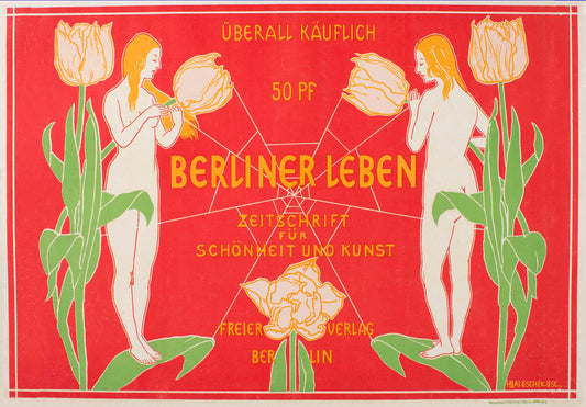 Berliner lieben poster c1901