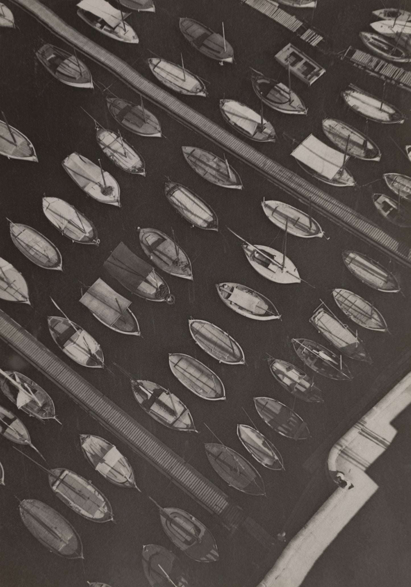 Laszlo Moholy Nagy - Boats - Marseille print Bauhaus c1929