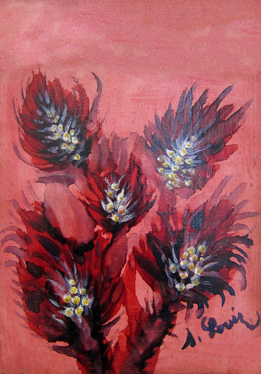 Séraphine Louis - Bouquet vintage reproduction poster