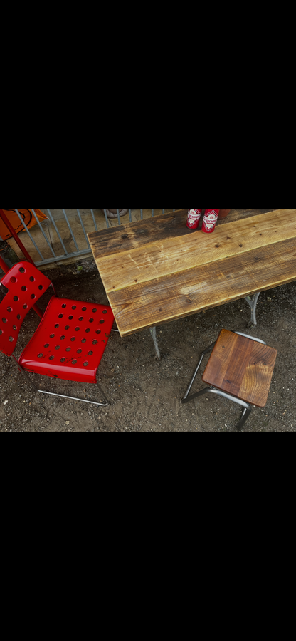 Industrial desk / table - Original with reclaimed top.