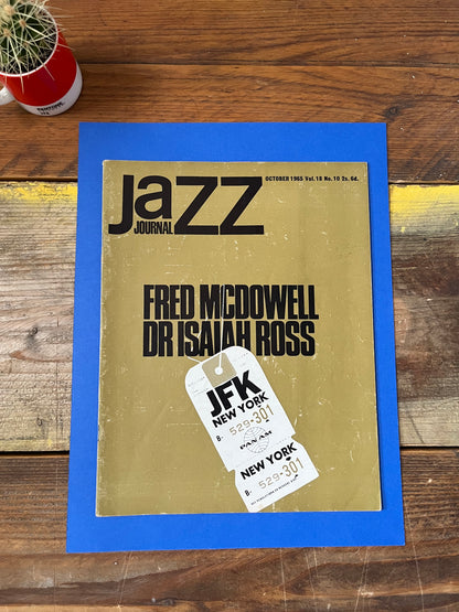 Vintage Jazz Journal Magazine cover Artwork - 1965