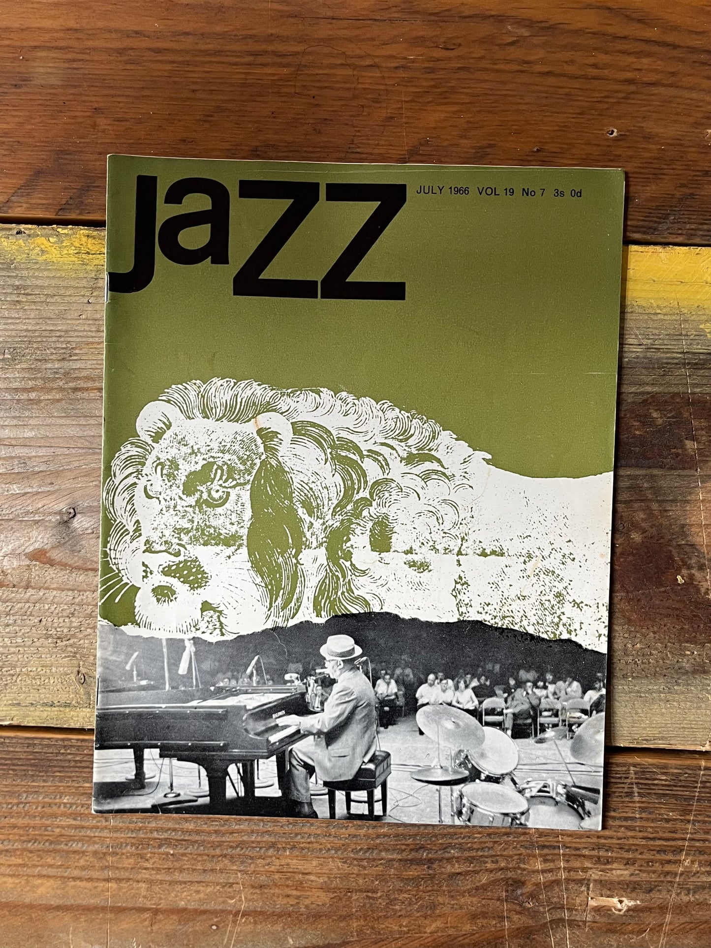 Vintage Jazz Journal Magazine cover Artwork - July 1966