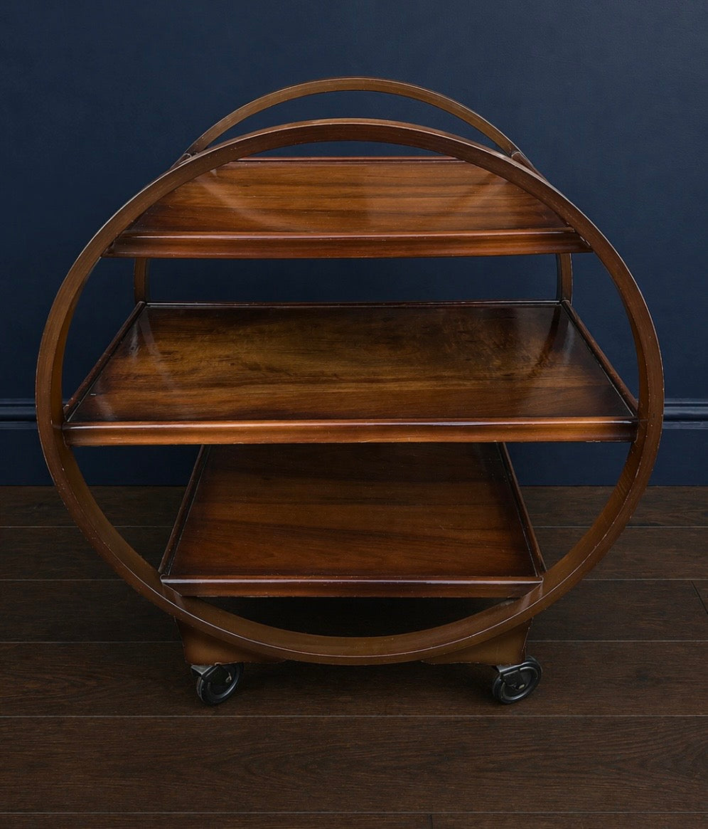 Art Deco era drinks trolley