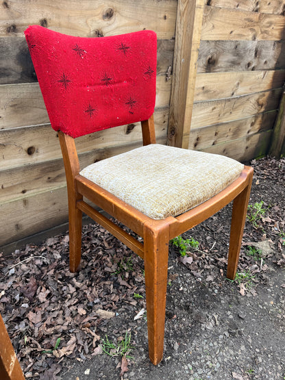 E Gomme G Plan 1950s dining chairs for restoration