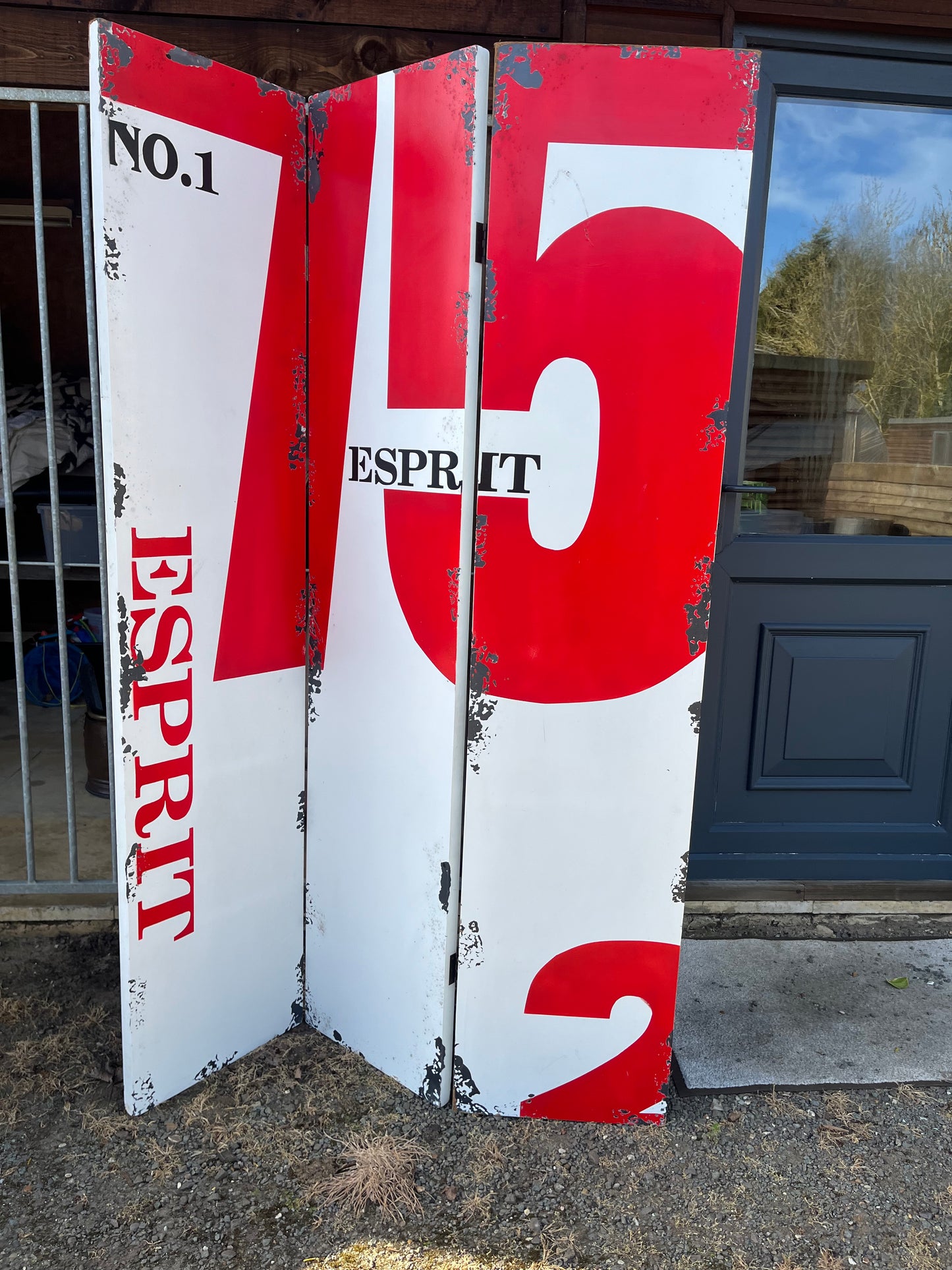 1980s Esprit 75 room divider / commercial sign