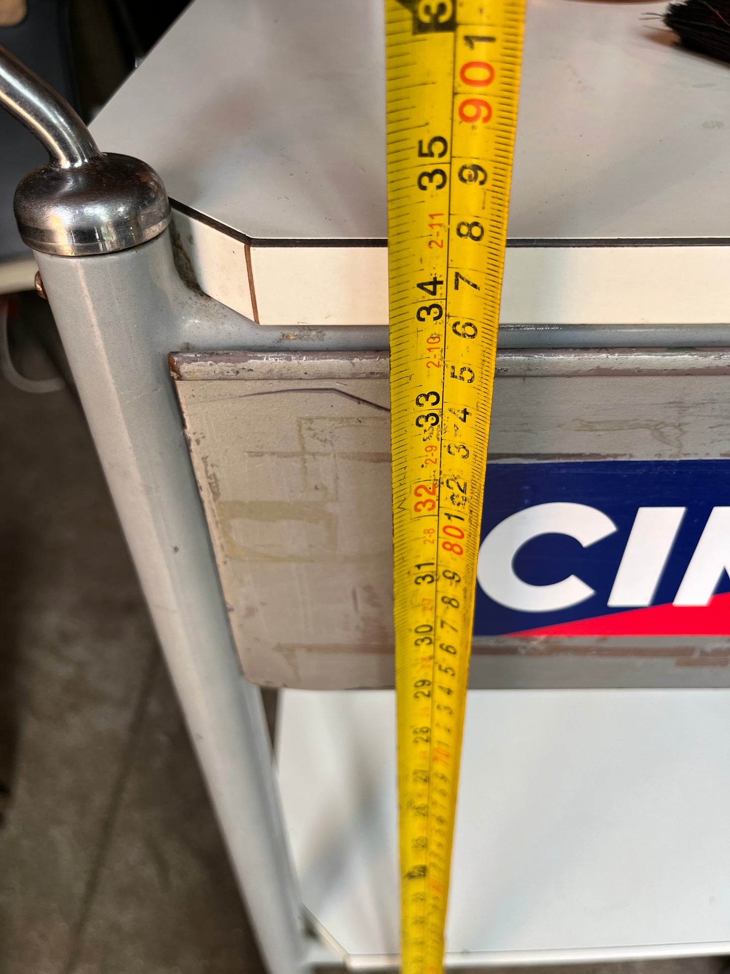 Cinzano logo drinks trolley