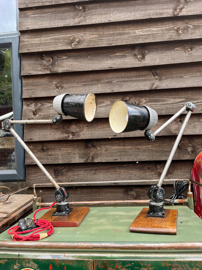 Vintage Machinist Lamp c1960s by LoVo