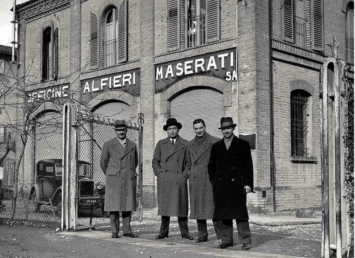 Maserati factory vintage print 1934