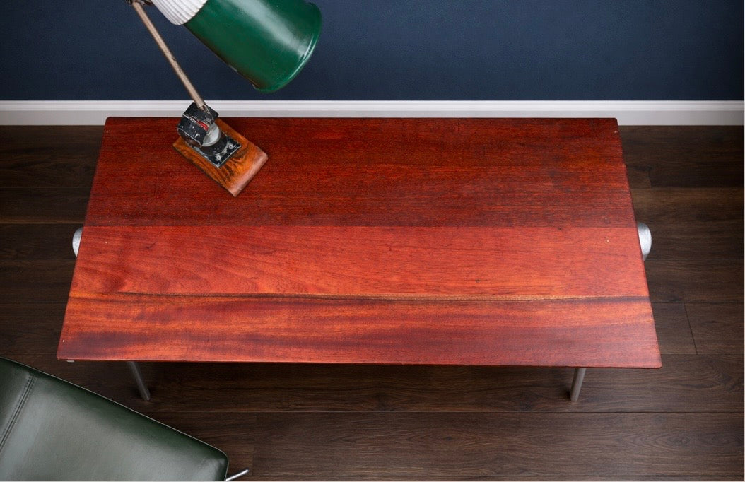 1950s James Leonard ESA Iroko School Table