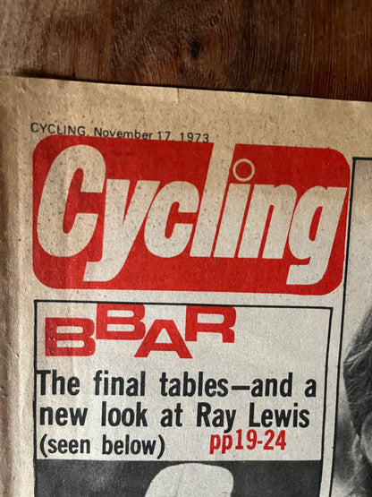 Eddy Merckx vintage cycling print 1973