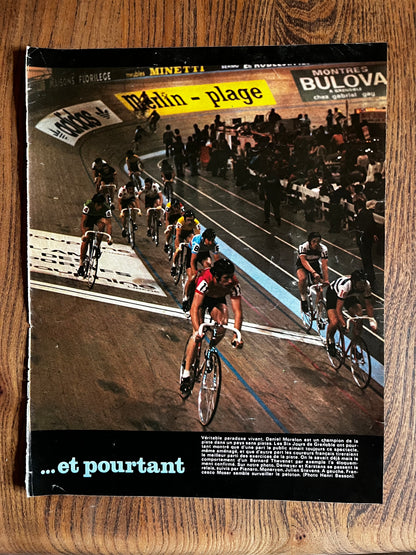 Vintage Pista / track cycling print  c1973