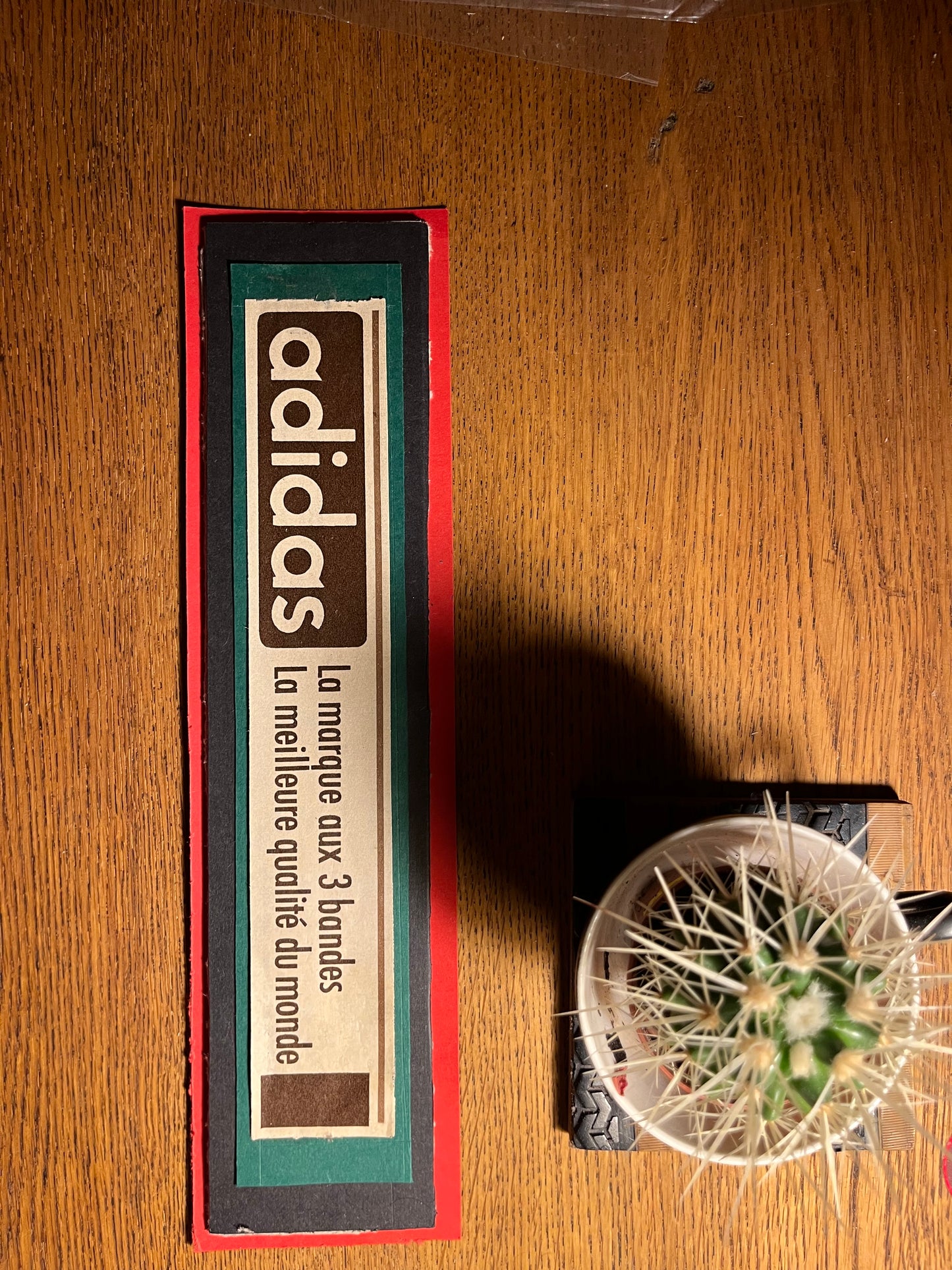 Vintage Adidas advertisement c1962 French