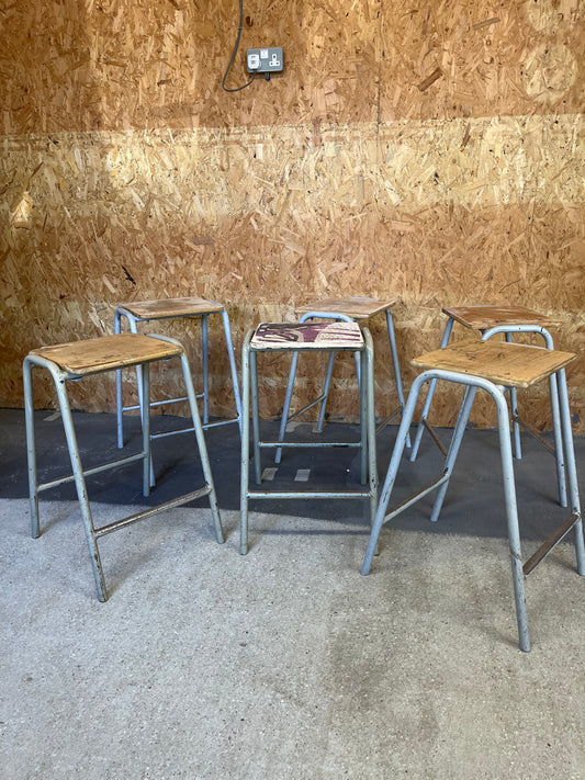 Vintage School Lab  Stool - Several available