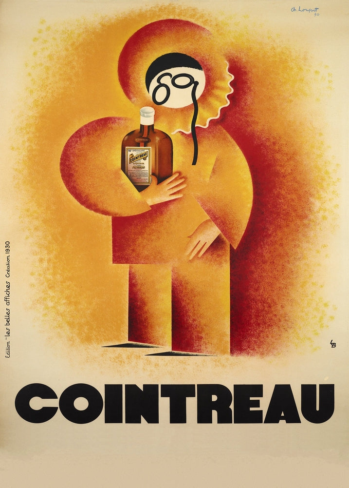 Cointreau vintage advertisment c1930 by Charles Loupot