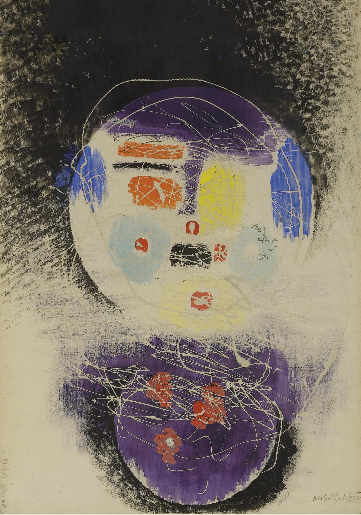 Bauhaus poster - Laszlo Moholy Nagy Construction c1945