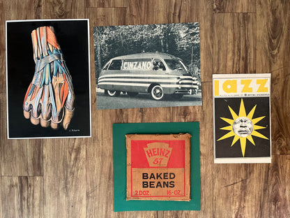 Heinz baked beans original artwork 1960s