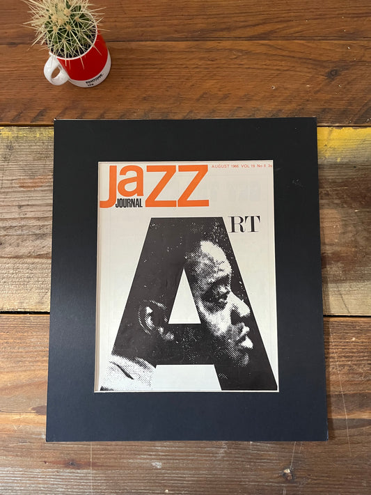 Art Blakey Vintage Jazz Journal Magazine cover Artwork - 1966