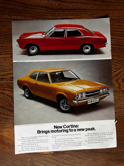Ford Cortina Mk3 original advertisement